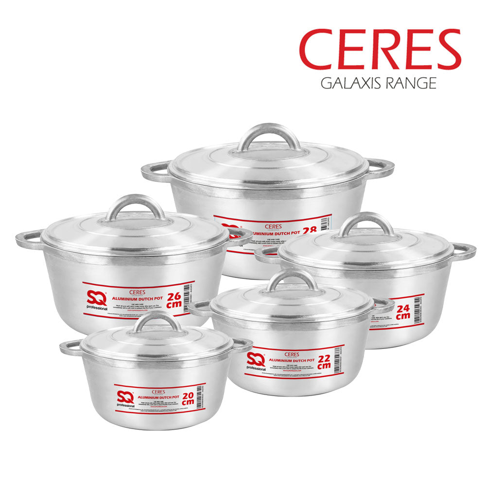 SQ Professional Galaxis Aluminium Dutch Pot Set/ Ceres