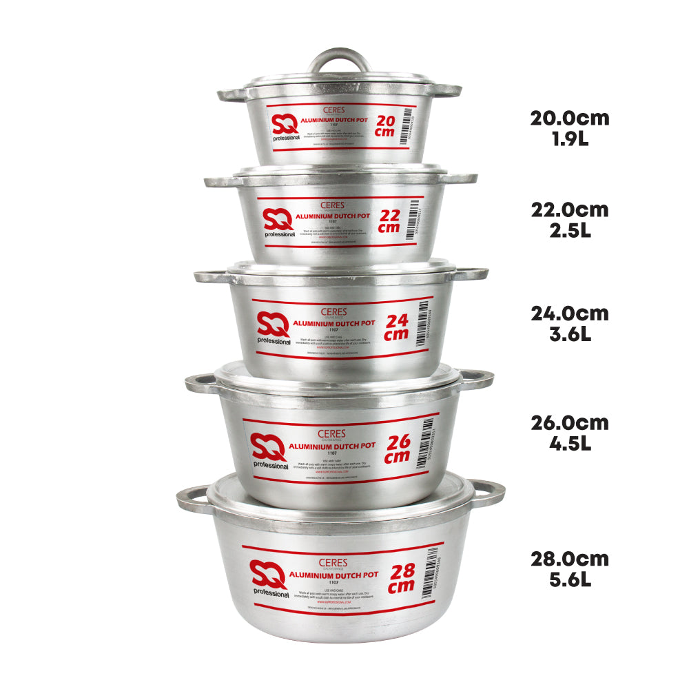 SQ Professional Galaxis Aluminium Dutch Pot Set/ Ceres