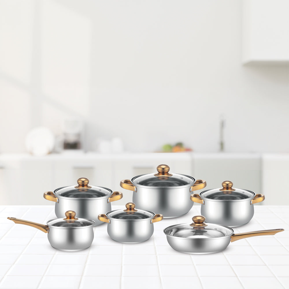 Lustro Cookware Set 6pc