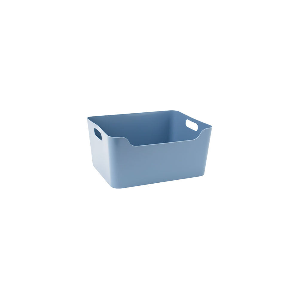 Plastic Storage Basket - Blue