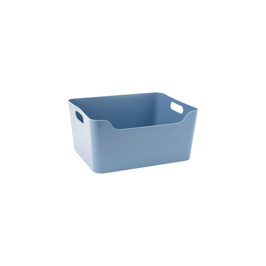 Plastic Storage Basket - Blue