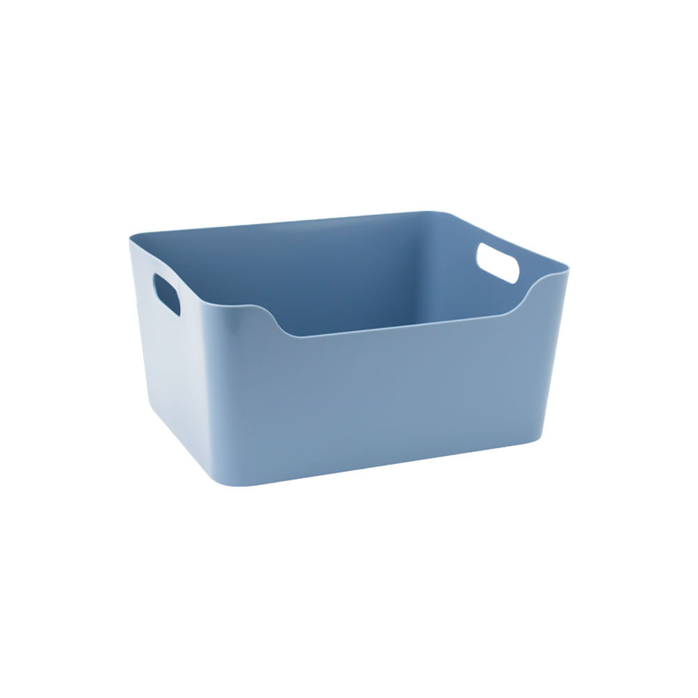 Plastic Storage Basket - Blue