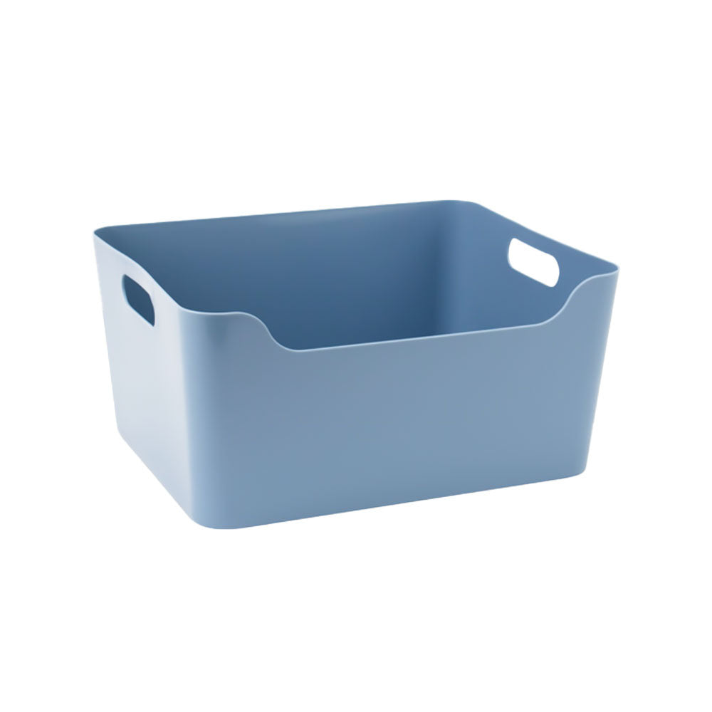 Plastic Storage Basket - Blue