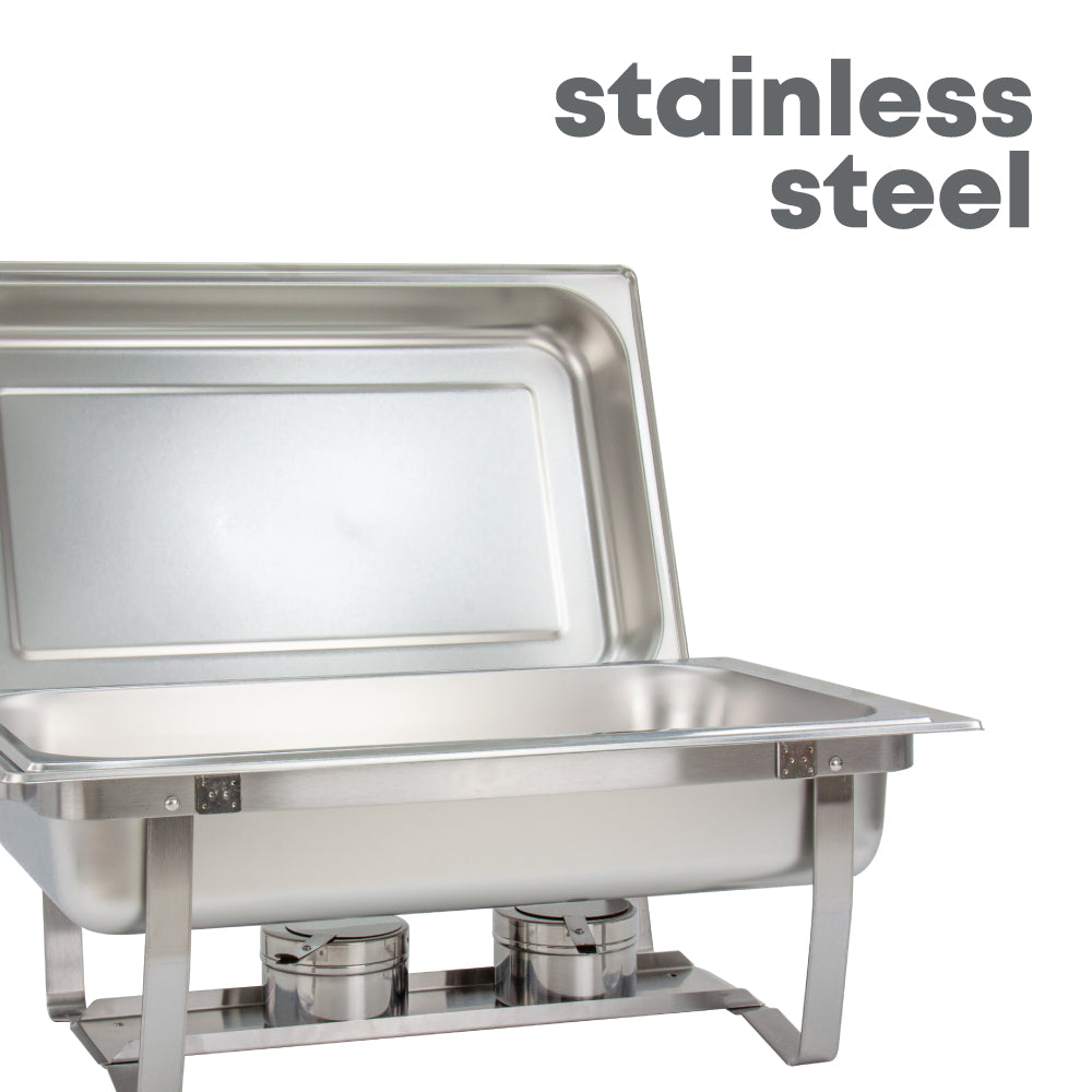 SQ Professional Banquet Chafing Dish with Foldable Frame Single