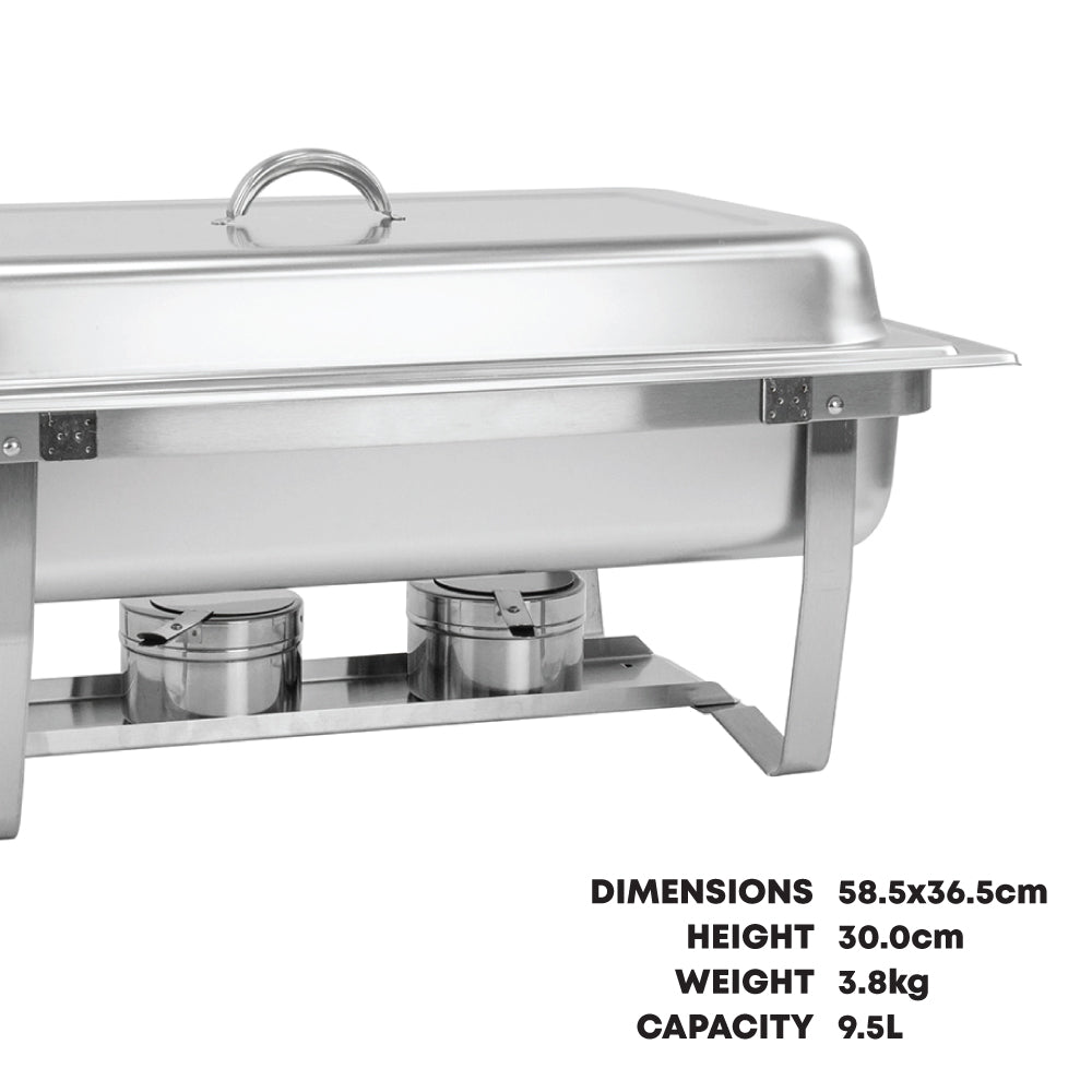 SQ Professional Banquet Chafing Dish with Foldable Frame Single