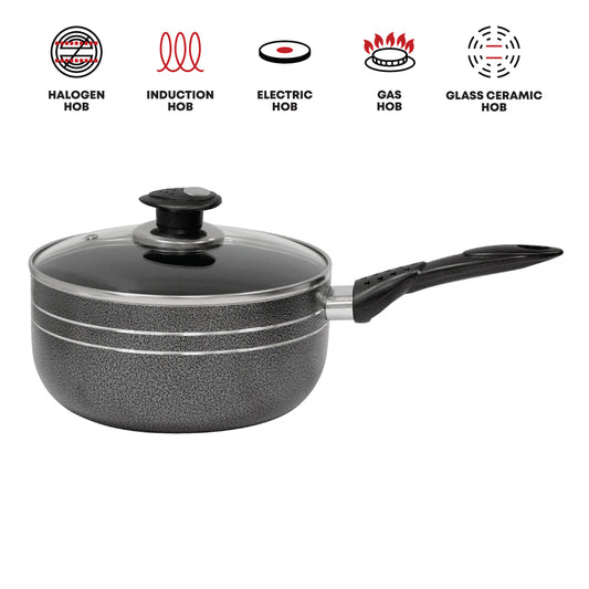 SQ Professional Una Non Stick Saucepan Set 3pc/ Rhea