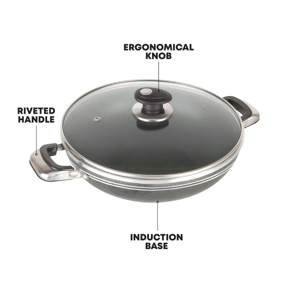 SQ Professional Una Non-Stick Wok with Two Handles