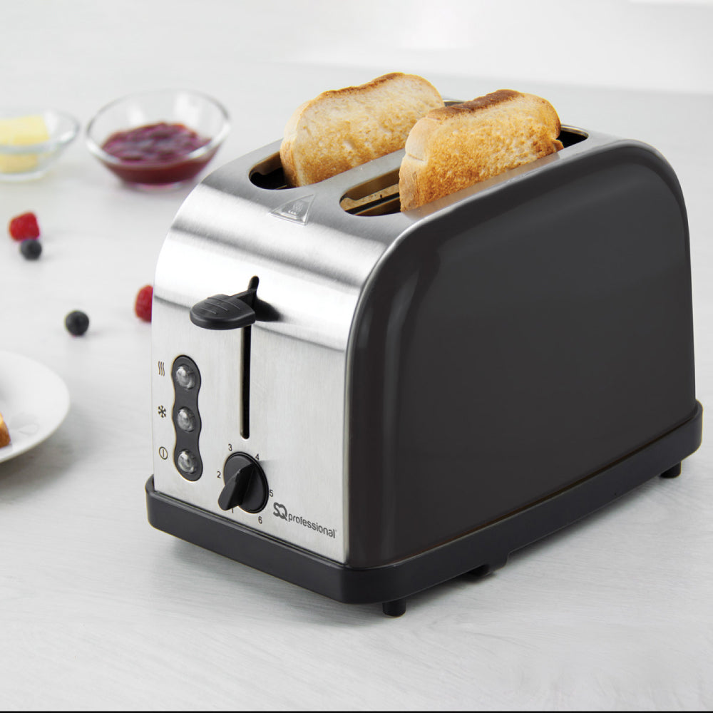 SQ Professional Gems Legacy Stainless Steel 2-slice Toaster