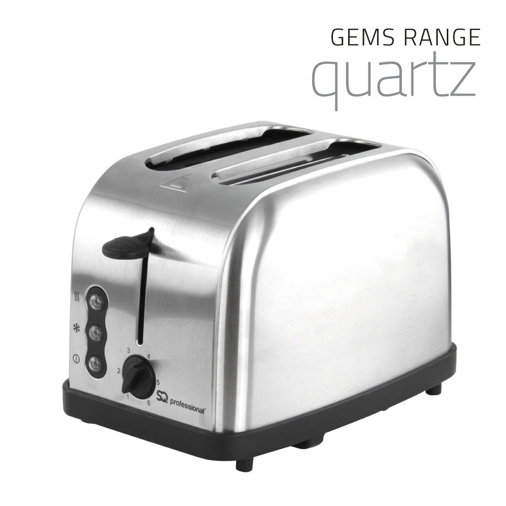 SQ Professional Gems Legacy Stainless Steel 2-slice Toaster