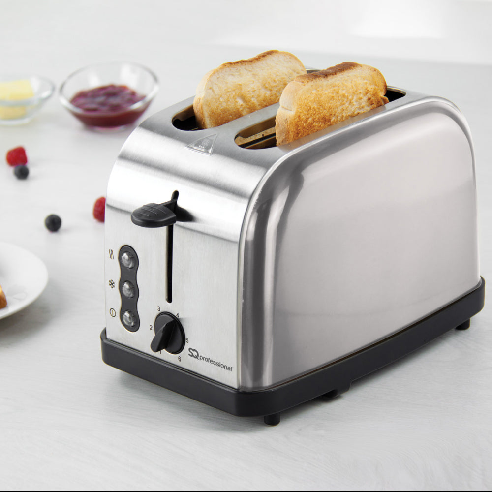 SQ Professional Gems Legacy Stainless Steel 2-slice Toaster