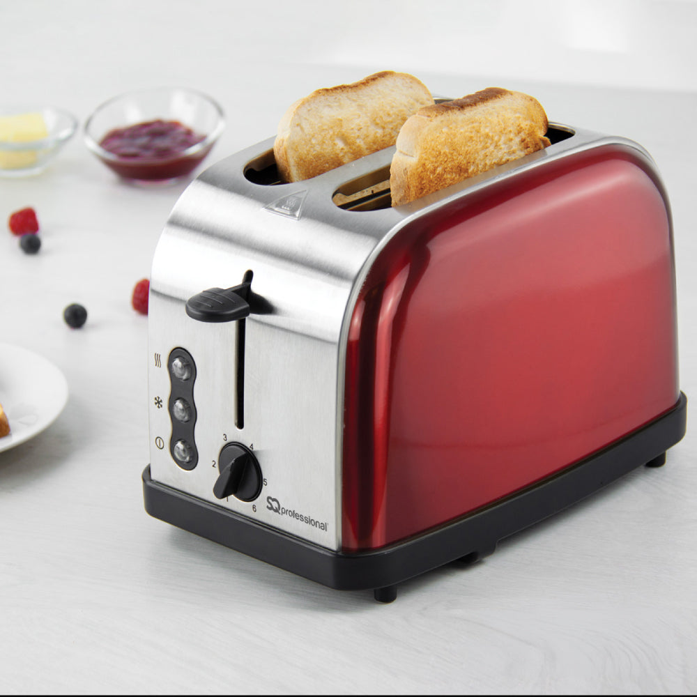 SQ Professional Gems Legacy Stainless Steel 2-slice Toaster