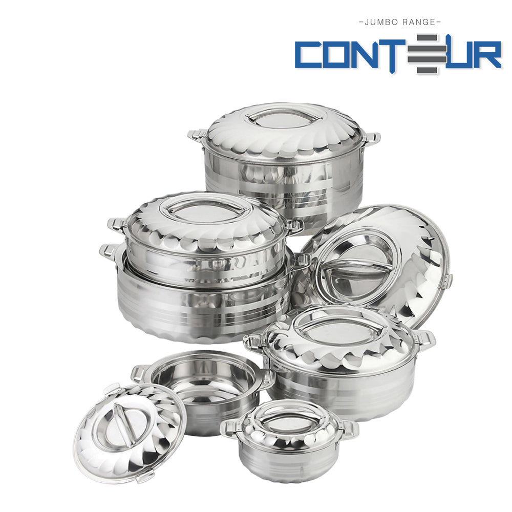 SQ Professional Jumbo Contour Stainless Steel Hot Pot Set