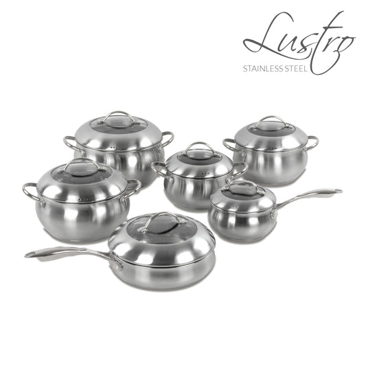 SQ Professional Lustro Apple Cookware 6pc Set