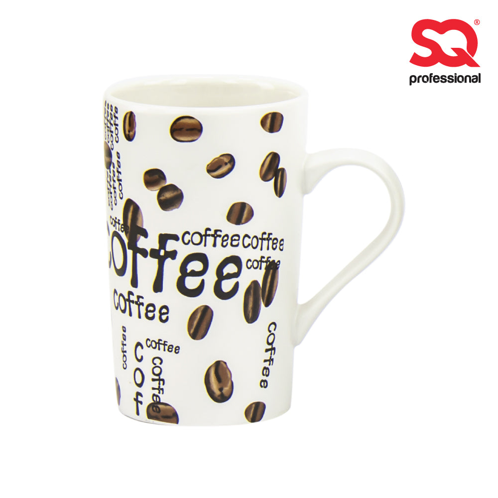 SQ Professional Tapered Ceramic Mug 4pcs Set