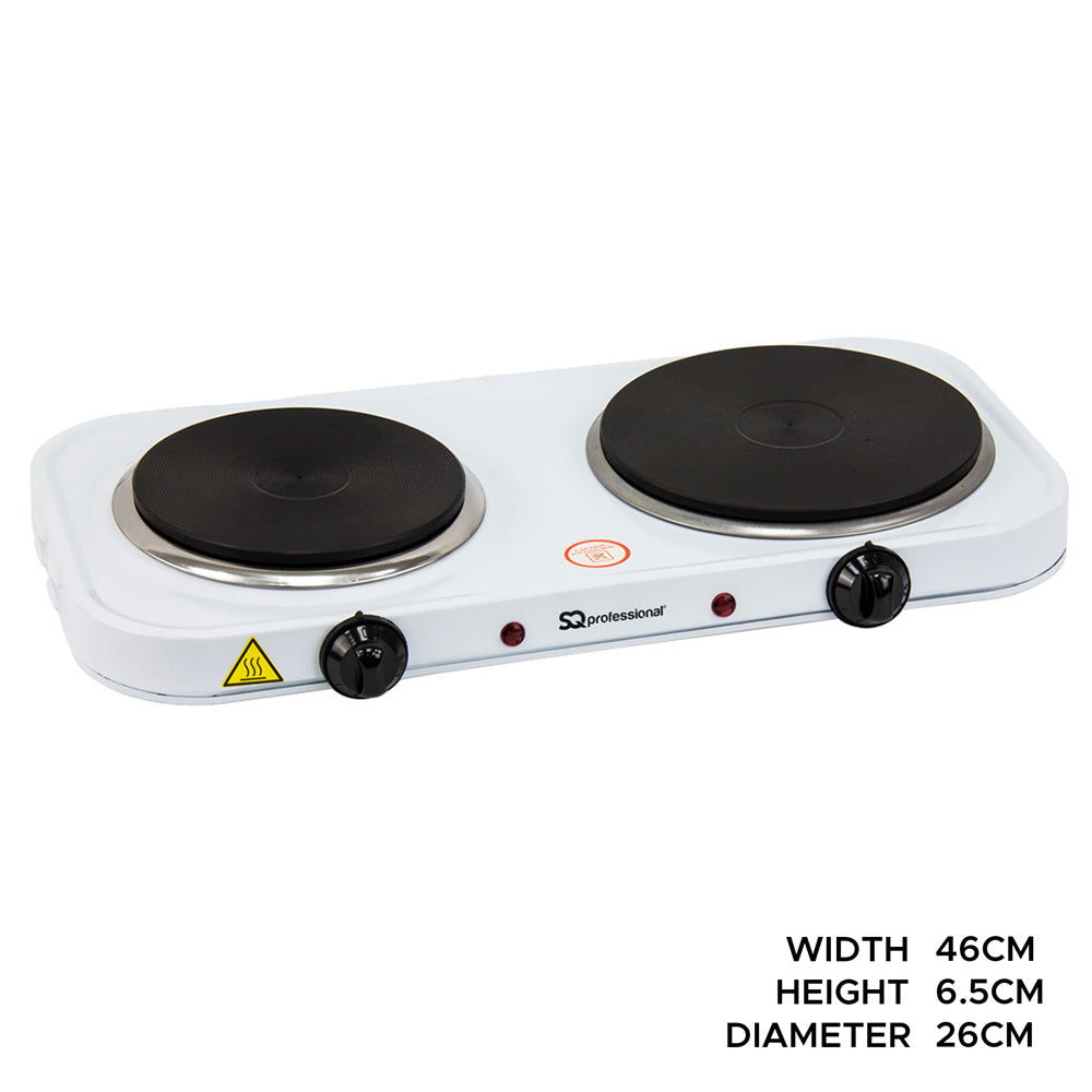 SQ Professional Blitz Electric Double Hot Plate Hob