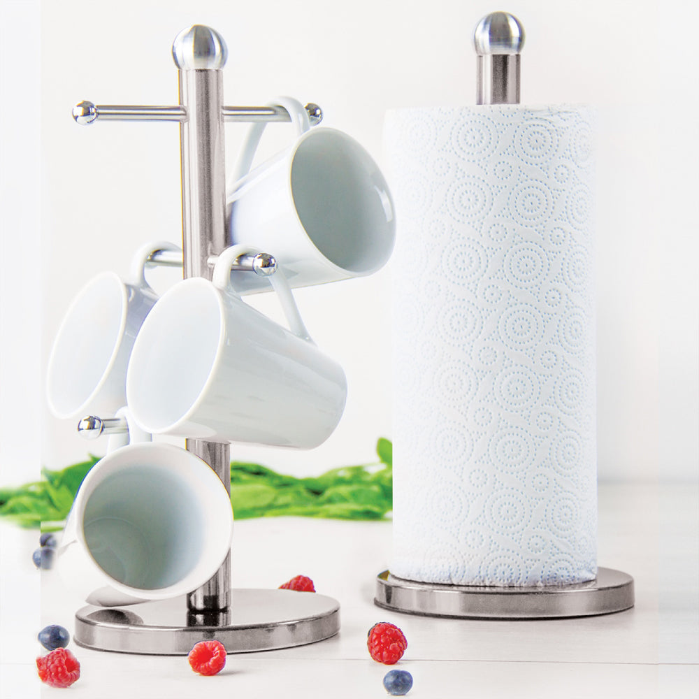 SQ Professional Gems Mug Trees and Kitchen Roll Holders