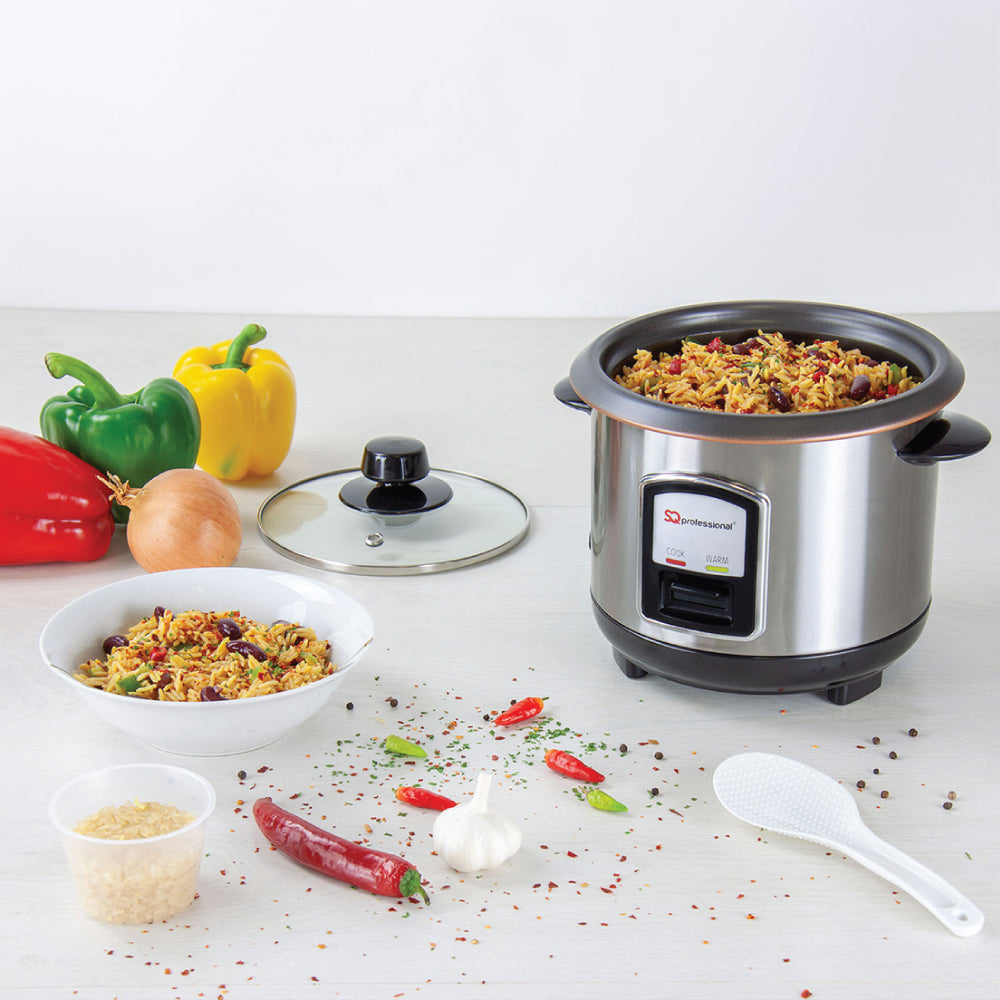 Slique Rice Cooker SQ Professional Lustro Stainless Steel Rice Cooker – Bargain Shack