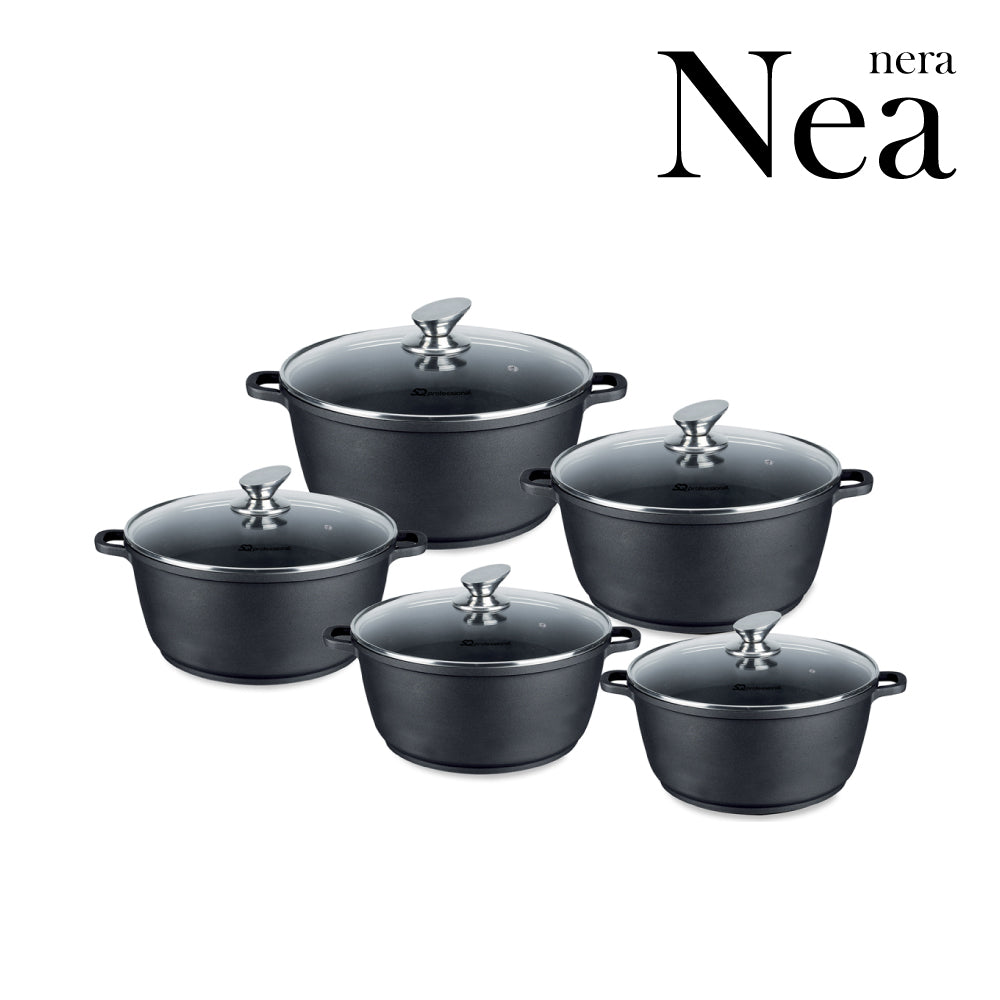 SQ Professional Nea Die-Cast Stockpot Set 5pc