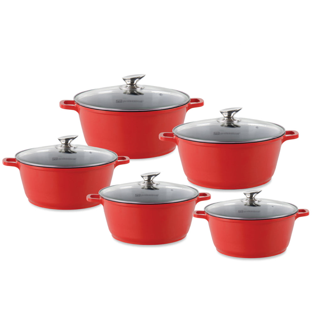 SQ Professional Nea Die-Cast Stockpot Set 5pc