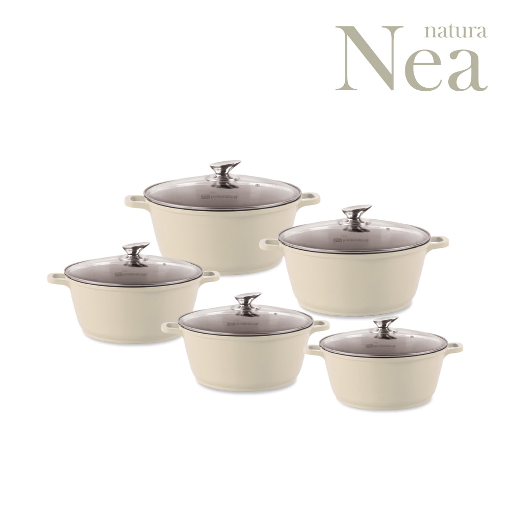 SQ Professional Nea Die-Cast Stockpot Set 5pc