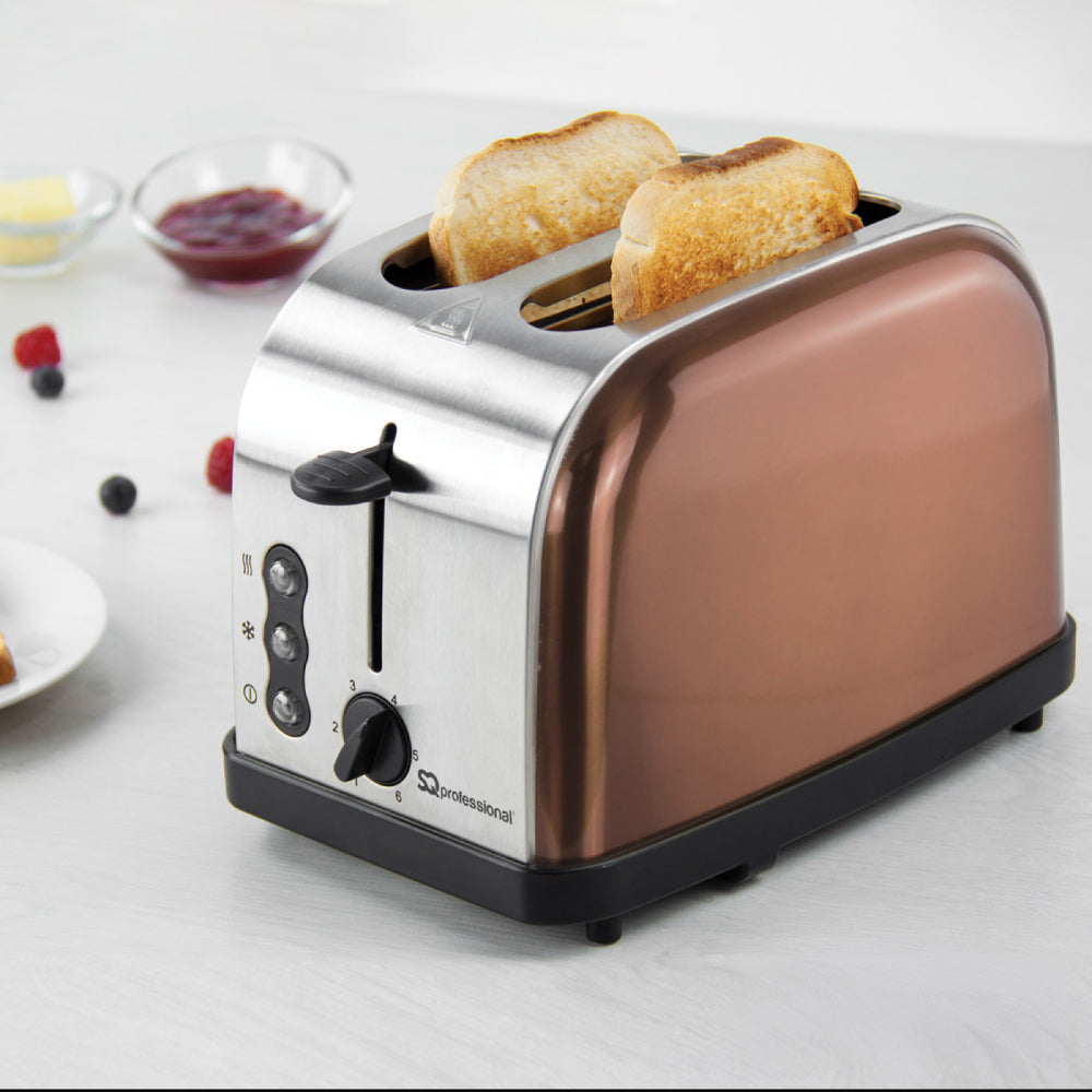 SQ Professional Gems Legacy Stainless Steel 2-slice Toaster