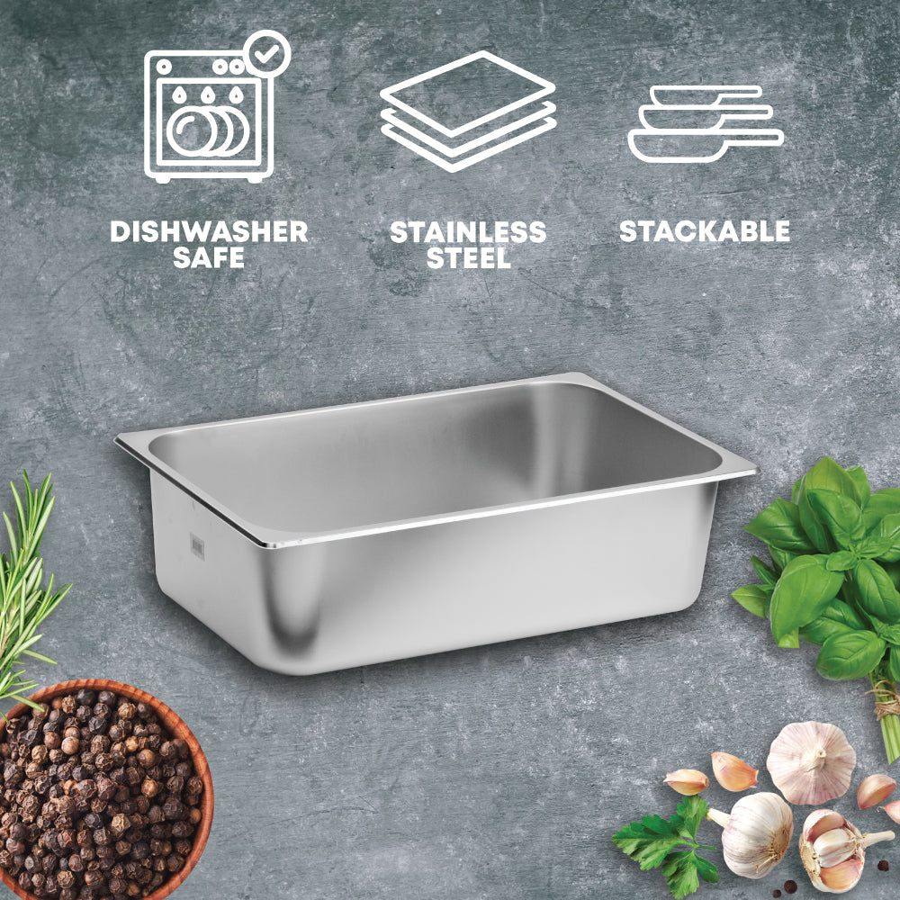 SQ Professional Stainless Steel Gastronorm Pan/ 1/1