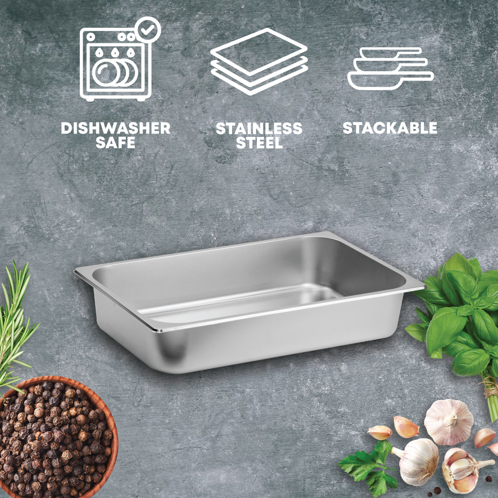 SQ Professional Stainless Steel Gastronorm Pan/ 1/1