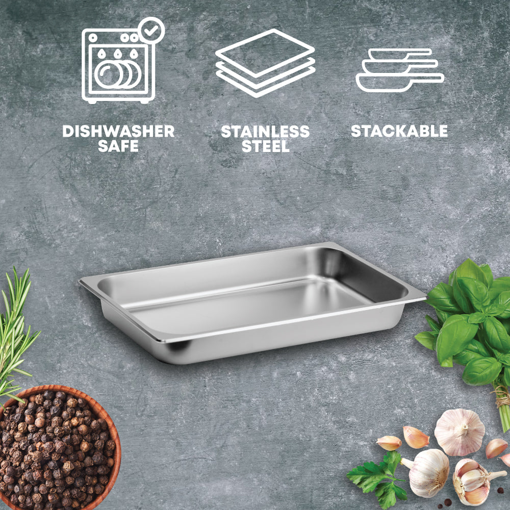 SQ Professional Stainless Steel Gastronorm Pan/ 1/1