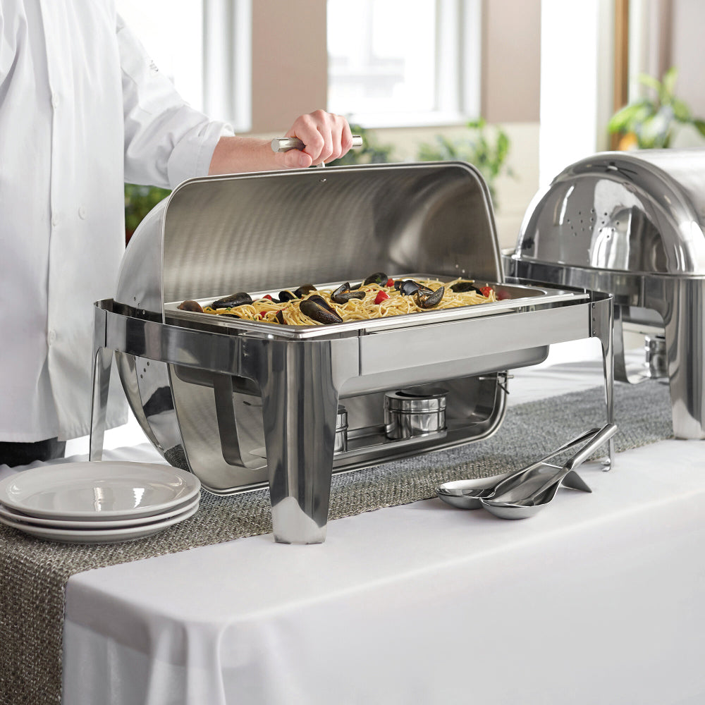 SQ Professional Banquet Chafing Dish with Rolling Top Single