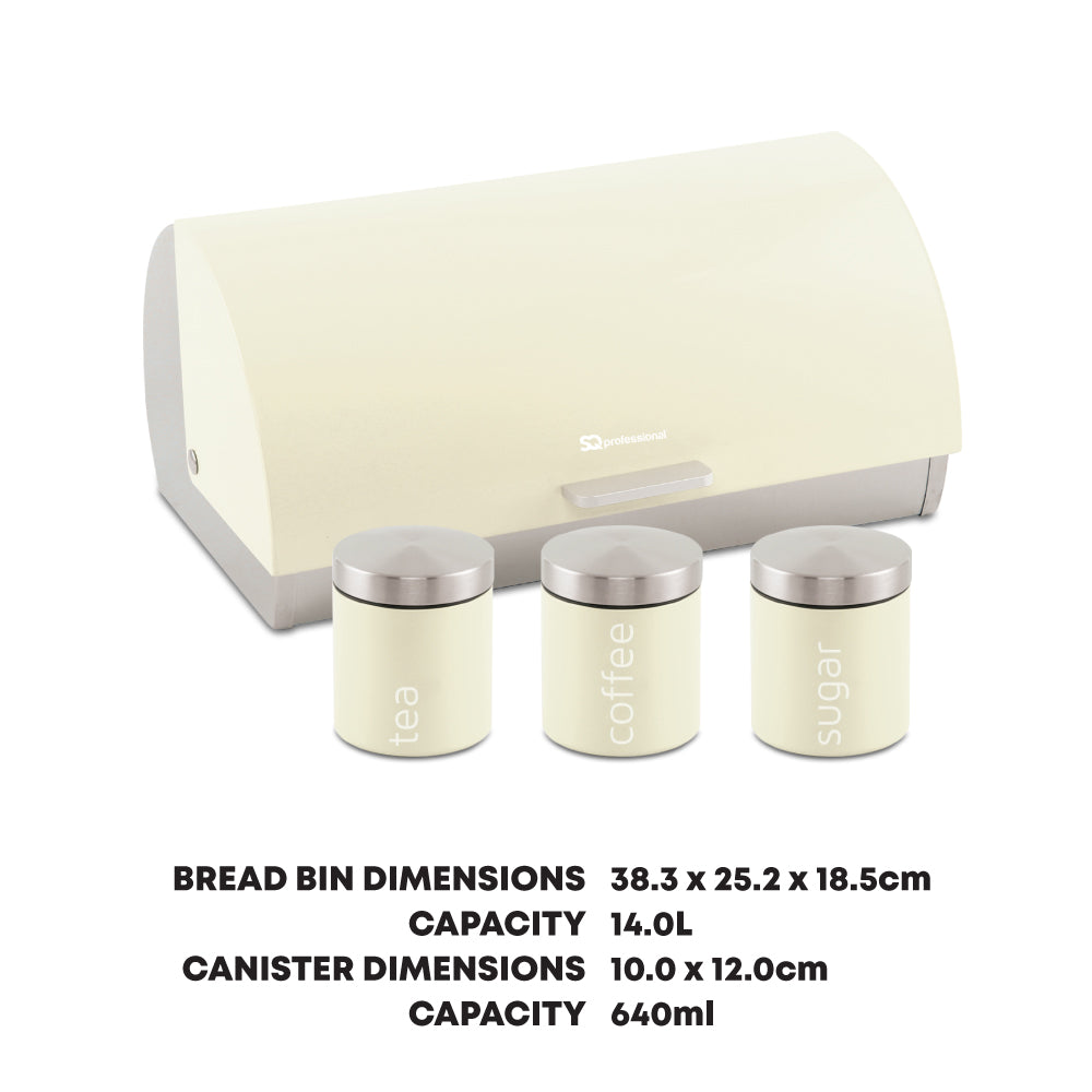 SQ Professional Dainty Bread Bin and Canisters