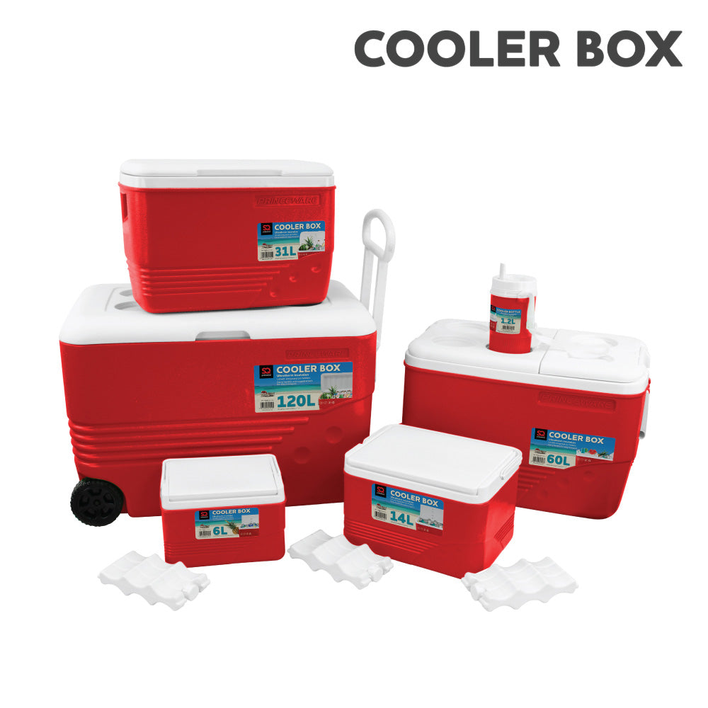 SQ Professional Ice Chest with Wheels Set 6pc