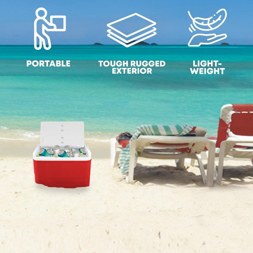 SQ Professional Cooler Box/ Red