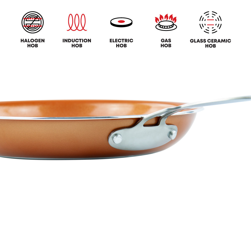 SQ Professional Aeris Copper Non Stick Frying Pan