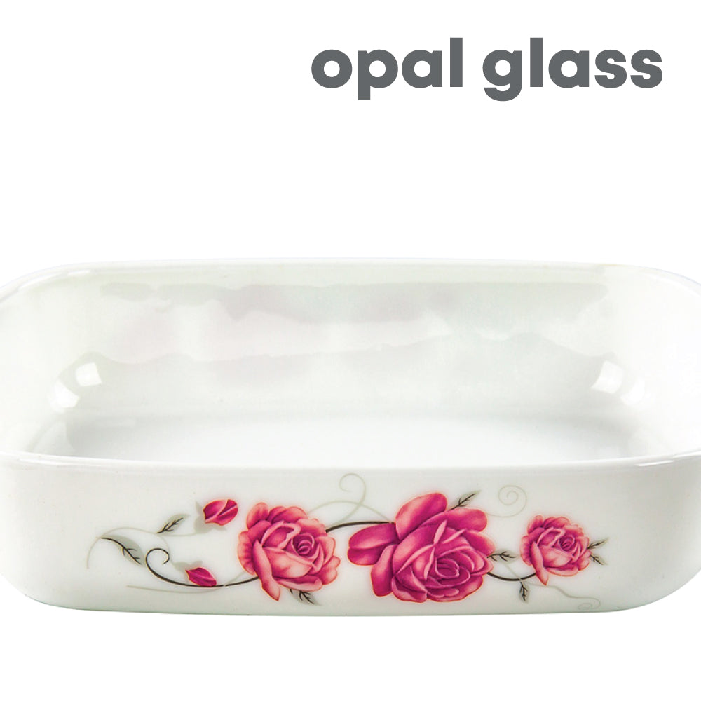 Durane Square Opal Glass Serving Dish 20cm