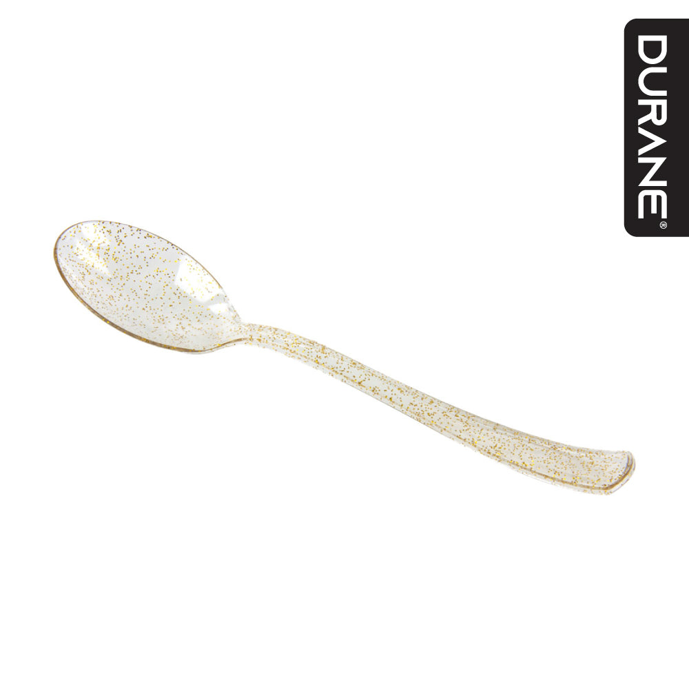 Durane Premium Party Cutlery Gold Glitter 20pc