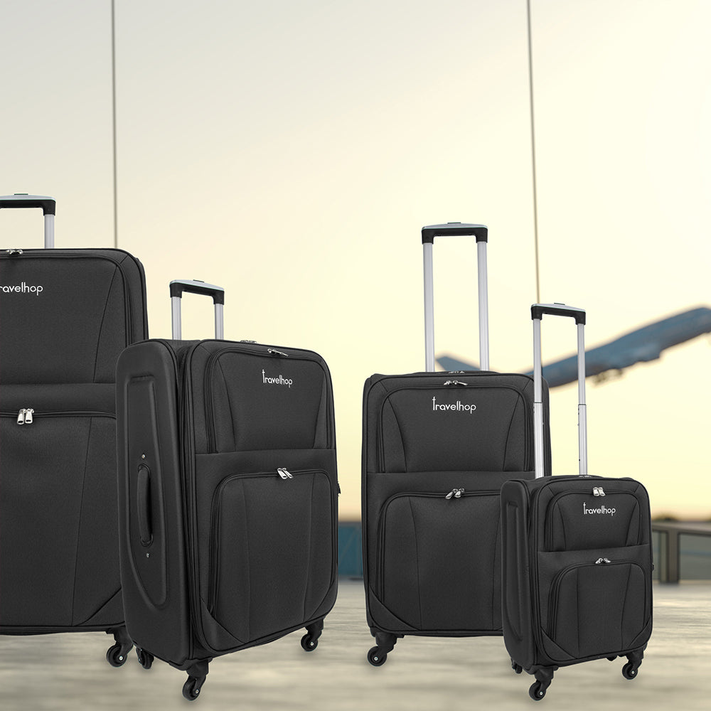 SQ Professional Travelhop Suitcase Set 4pc