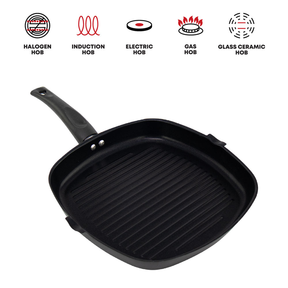 SQ Professional Ultimate Carbon Steel Grill Pan Square