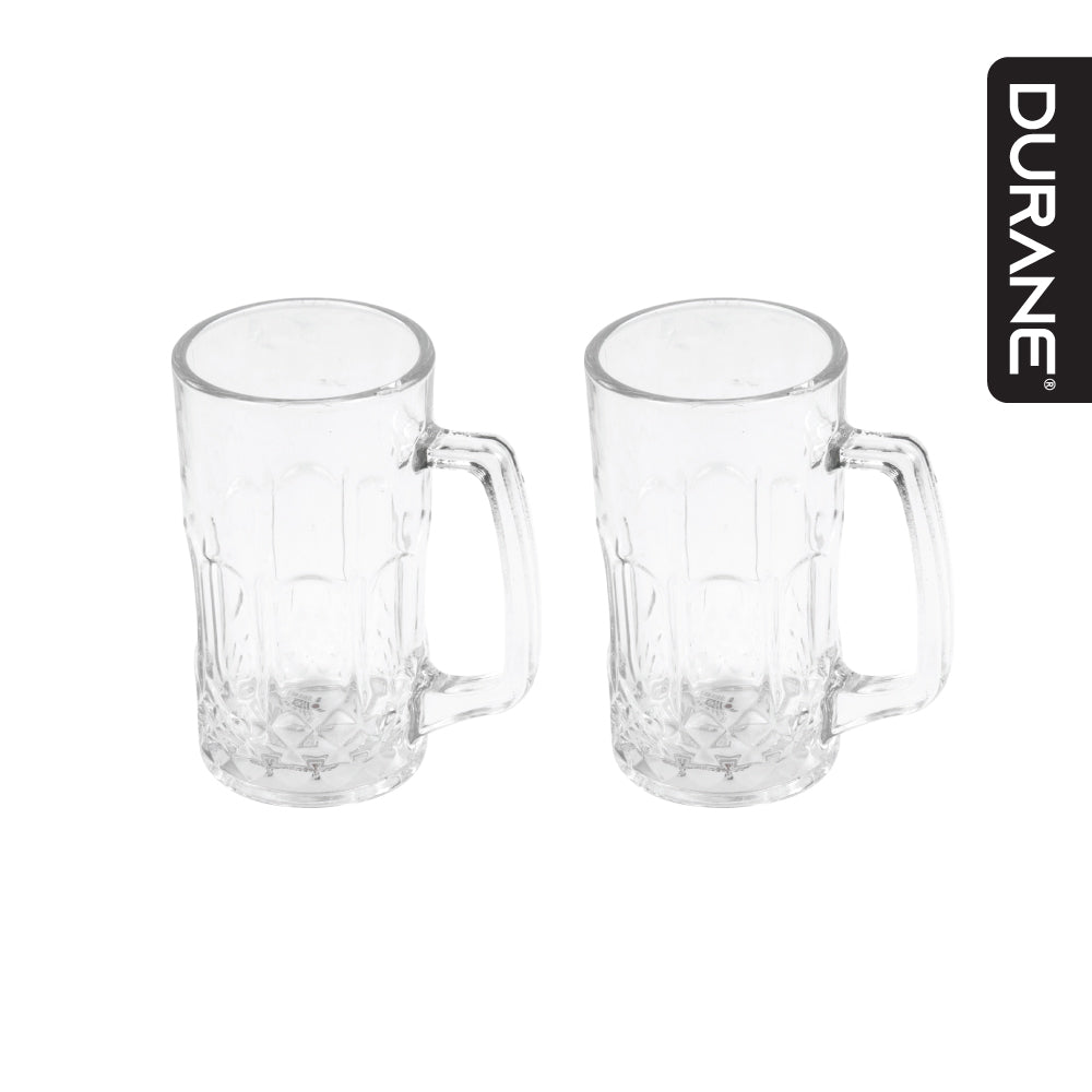 Durane Glass Tankard Set 2pc
