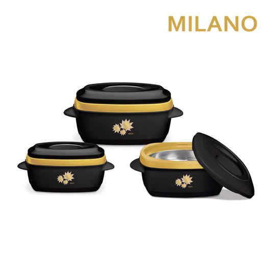 SQ Professional Milano Insulated Casserole Set 3pc