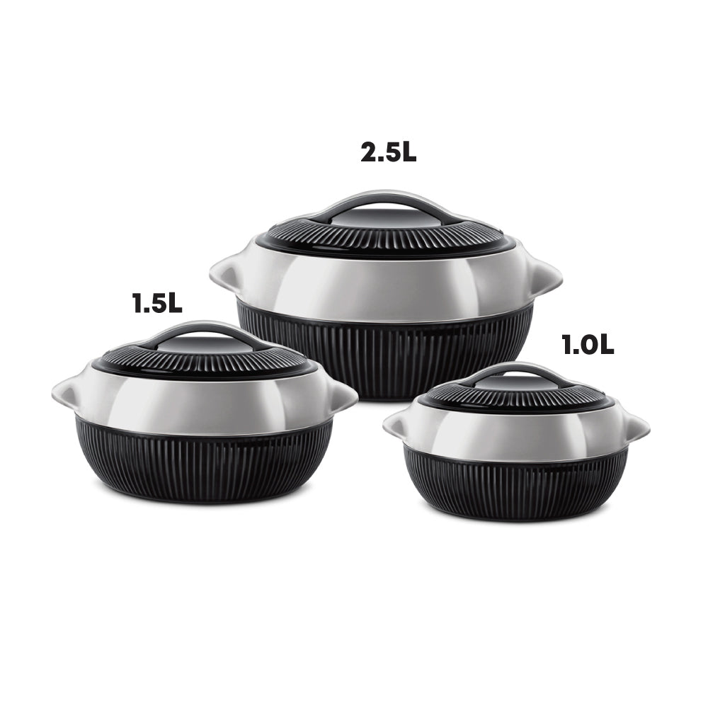 SQ Professional Fiesta Insulated Casserole Set 3pc