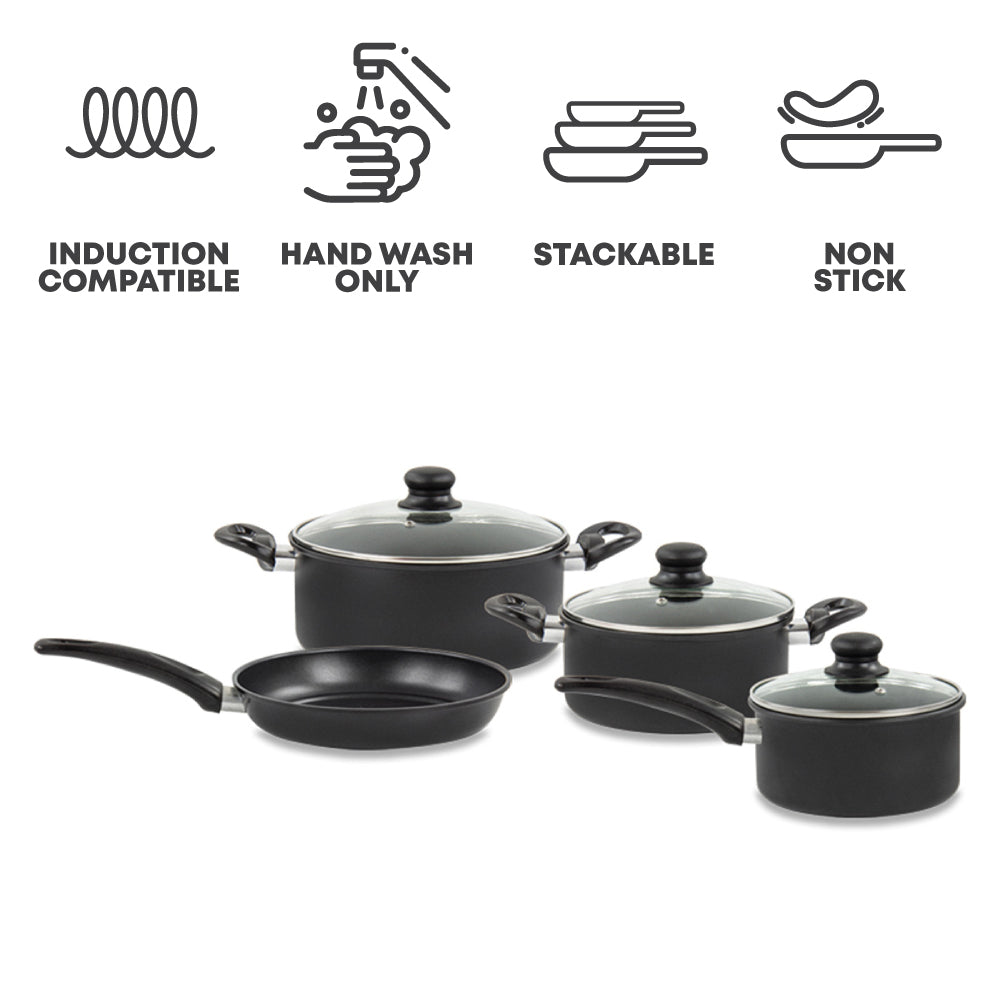 SQ Professional Ultimate Carbon Steel Cookware Set 4pc