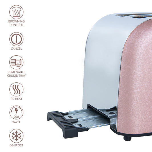 SQ Professional Epoque Stainless Steel 2-slice Toaster