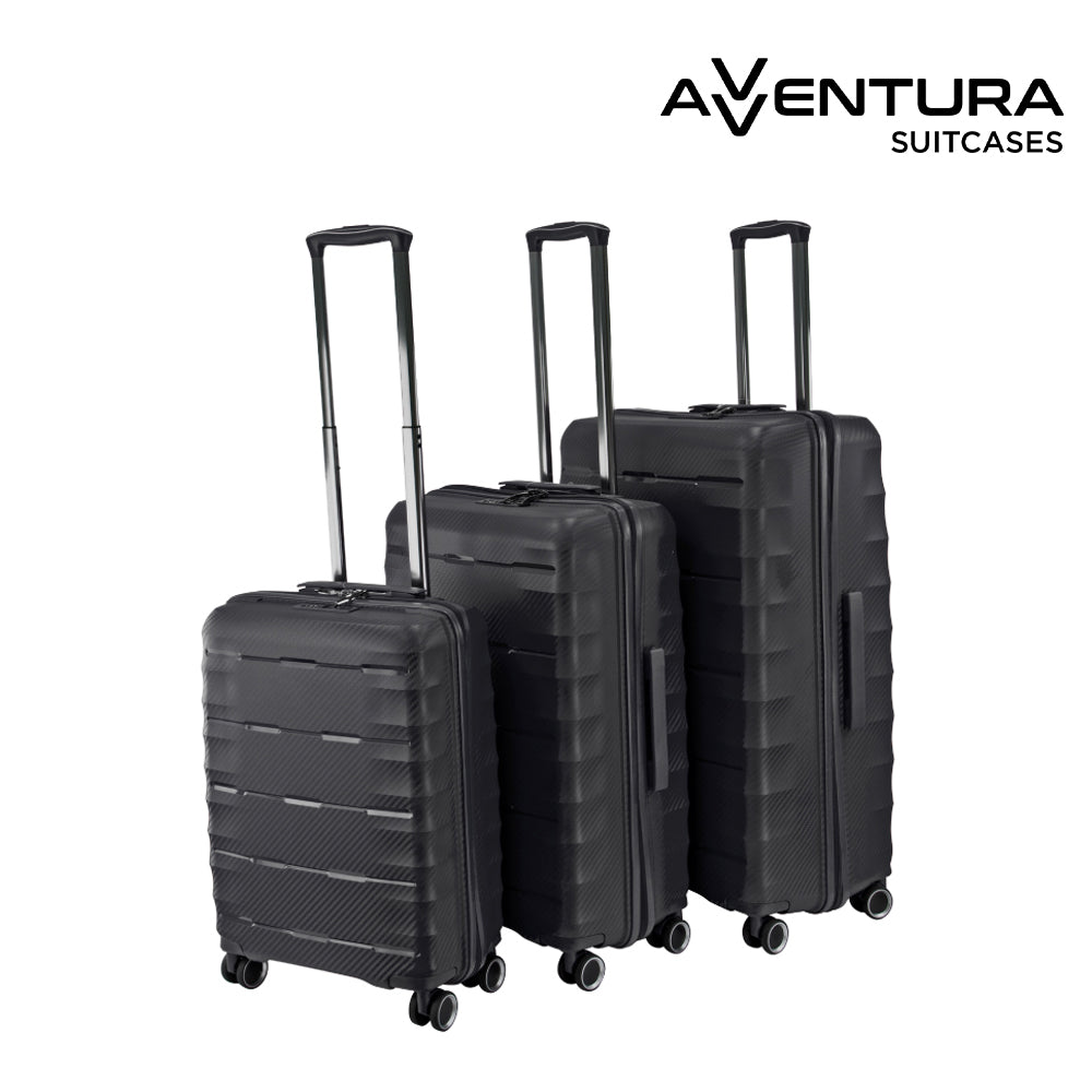 SQ Professional Avventura Luggage Suitcase set 3pc