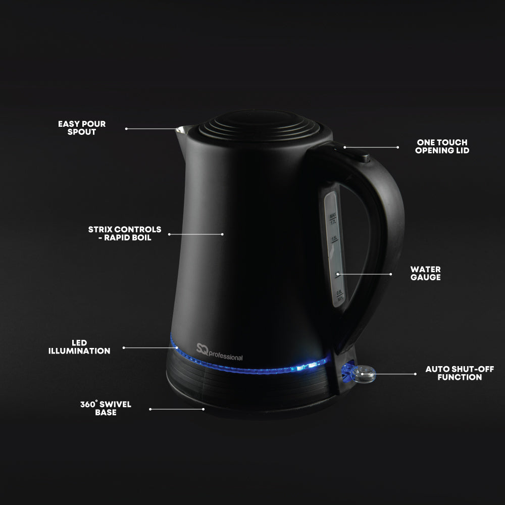 SQ Professional Eleganto Electric Kettle/ Black