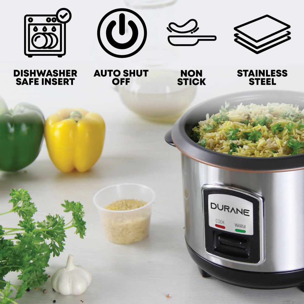 Durane Stainless Steel Rice Cooker