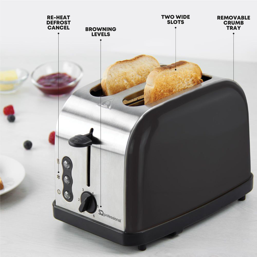 SQ Professional Gems Breakfast Kettle and Toaster Set 2pc