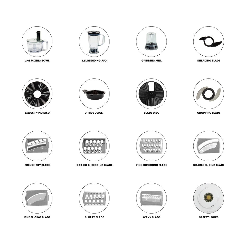 SQ Professional Megaprocess Food Processor