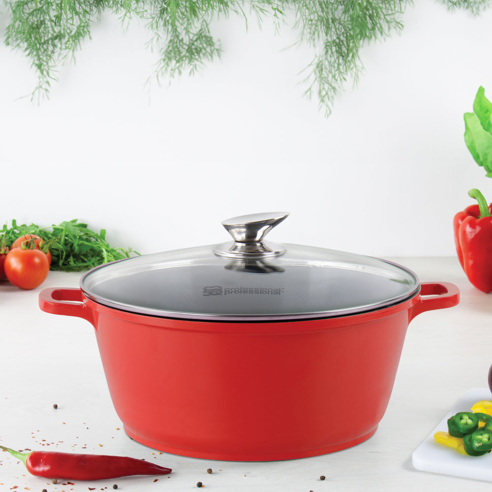 SQ Professional Nea Die-Cast Stockpot/ Rossa