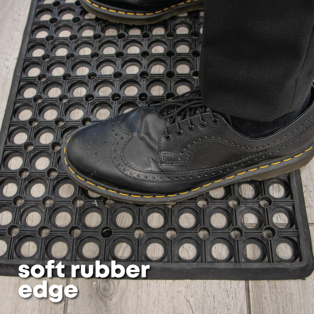 SQ Professional Rubber Doormat Rectangular Rings