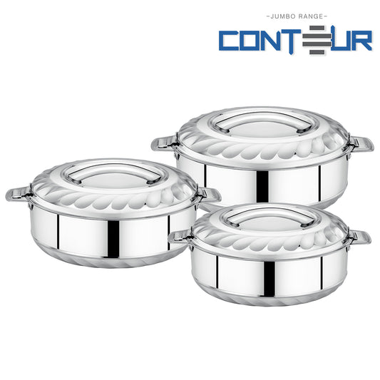 SQ Professional Jumbo Contour Stainless Steel Hot Pot Set